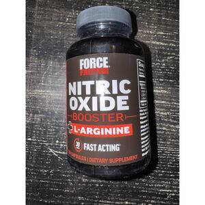 Nitric Oxide Booster + L-Arginine, 120 Capsules Ex 09/28